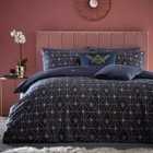 Furn. Bee Deco Single Duvet Cover Set Cotton Polyester Navy
