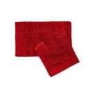 Emma Barclay Waves 100% Cotton 2 Piece Bathroom Set Red