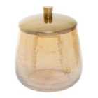 Interiors By Ph Glass Canister With Lid - Gold