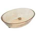 Interiors By Ph Glass Soap Dish - Gold