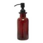 Interiors By Ph Glass Soap Dispenser - Brown