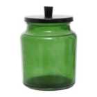 Interiors By Ph Glass Canister With Lid - Green