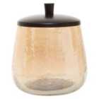 Interiors By Ph Glass Canister With Lid - Gold