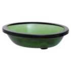 Interiors By Ph Glass Soap Dish - Green