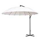 Outsunny 3m Cantilever Parasol (base not included) - White