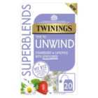 Twinings Superblends Unwind Tea with Strawberry, Camomile & Limeflower 20 per pack