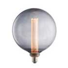 Orb Bulb Smoke Glass 200X241Mm