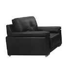 Ramsey Bonded Faux Leather Armchair Black