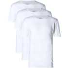 M&S Collection Cotton Short Sleeve Vests, 3 Pack, White
