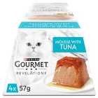 Gourmet Revelations Mousse Tuna Wet Cat Food 4 x 57g
