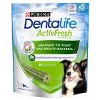 Dentalife ActivFresh Medium Dental Chicken Dog Chews 5 per pack
