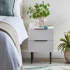 Maurice 2 Drawer Bedside Table