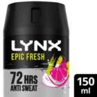 Lynx Epic Fresh Grapefruit & Tropical Pineapple 150ml