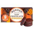 Borders Dark Chocolate Gingers, 150g