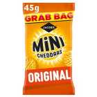 Jacob's Mini Cheddars Original Cheese Baked Snacks Grab Bag 45g