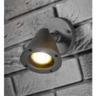 CGC Dark Grey Anthracite Cone Outdoor Garden Porch Patio Wall Light