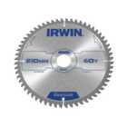 Irwin Professional Aluminium Circular Saw Blade 210 x 30mm x 60T TCG IRW1907775