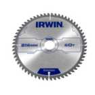 Irwin Professional Aluminium Circular Saw Blade 216 x 30mm x 60T TCG IRW1907777