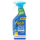 Flash Spray Wipe Done Bathroom Cleaning Spray Anti-Bacterial White Blossom 800ml