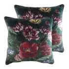 Evans Lichfield Eden Bloom Twin Pack Polyester Filled Cushions Multi