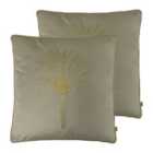 Furn. Desert Palm Twin Pack Polyester Filled Cushions Ivory