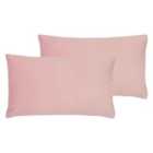 Evans Lichfield Sunningdale Twin Pack Polyester Filled Cushions Powder 30 x 50cm