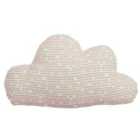 Little Furn. Printed Cloud Pre-filled Cushion Cotton Pink