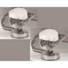 Ideaworks 2-pack Chrome Suction Cup Soap Saver Tray - Silver
