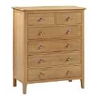 Julian Bowen Cotswold 4+2 Drawer Chest Of Drawers