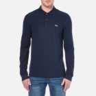 Lacoste Men's Classic Long Sleeved Polo Shirt - Navy