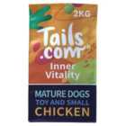 Tails.com Inner Vitality Toy & Small Mature Dog Dry Food Chicken 2kg