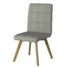 Solstice Mimas Fabric Chair - Grey