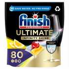 Finish Ultimate Infinity Shine Dishwasher Tablets Lemon 80 per pack