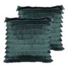 Furn. Flicker Twin Pack Polyester Filled Cushions Teal