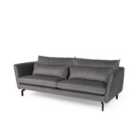 Elford Fabric 3 Seater Sofa Grey