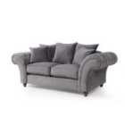 Huntley Fabric 2 Seater Sofa Grey