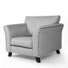 Linton Fabric Armchair Grey