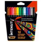 Bic Intensity Colouring Felt Pens 12 per pack