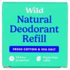 Wild Fresh Cotton & Sea Salt Deo Refill 40g 40g