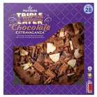 Morrisons Triple Layer Chocolate Extravaganza Celebration Cake Serves 28
