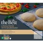 Morrisons The Best Pizza Pucks With Sourdough x4 880g