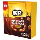 KP Dry Roasted Peanuts 5 x Snack Packs 150g