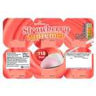 Morrisons Strawberry Supreme Desserts 6 x 90g