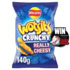 Walkers Wotsits Crunchy Really Cheesy Sharing Snacks Crisps 140g