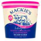 Mackie's Indulgent White Chocolate and Raspberry Real Dairy Ice Cream 1L