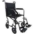 Aidapt Steel Compact Transit Chair - Hammered Effect