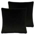 Evans Lichfield Opulence Twin Pack Polyester Filled Cushions Jet