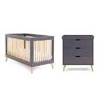 Obaby Maya 2 Piece Room Set Slate With Natural