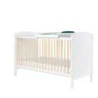 Ickle Bubba Coleby Classic Cot Bed And Cot Top Changer (white) - Scandi White