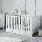 Ickle Bubba Snowdon Classic Cot Bed And Sprung Mattress - White